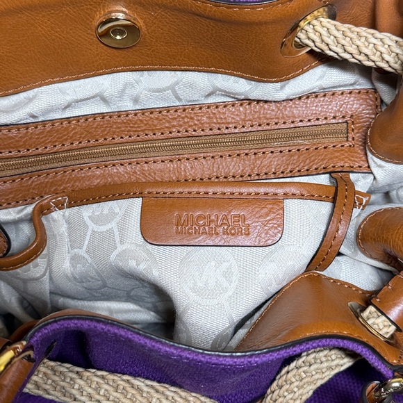 NWOT Michael Kors Marina Large Tote Bag - Picture 5 of 9